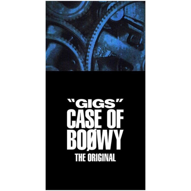 銀座での販売 ［再値下未開封］BOOWY GIGS CASE OF BOOWY 限定ボックス