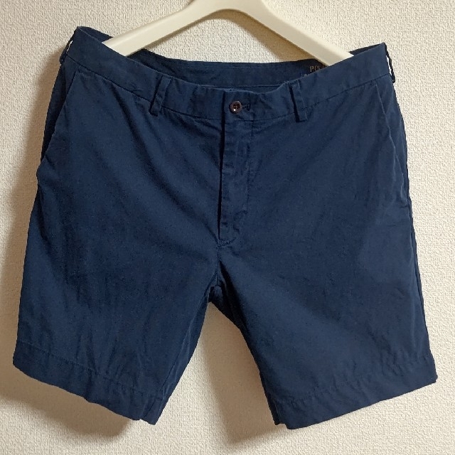 POLO RALPH LAUREN(ポロラルフローレン)の【ほぼ新品】POLO Ralph Laurenショートパンツネイビー36 メンズのパンツ(ショートパンツ)の商品写真