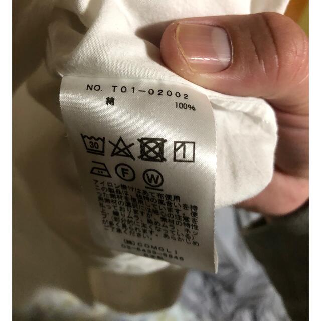 COMOLI(コモリ)のほん様専用　comoli コモリ バンドカラー　シャツ　ホワイト　サイズ1 メンズのトップス(シャツ)の商品写真