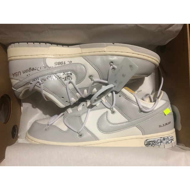 NIKE off-white Dunk Low  Lot 49 28.5cm