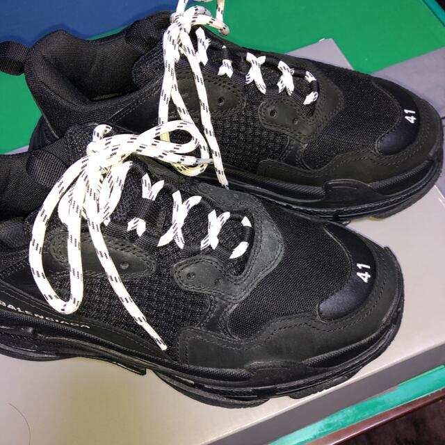 お買得!】 Balenciaga バレンシアガ トリプルエス ブラック