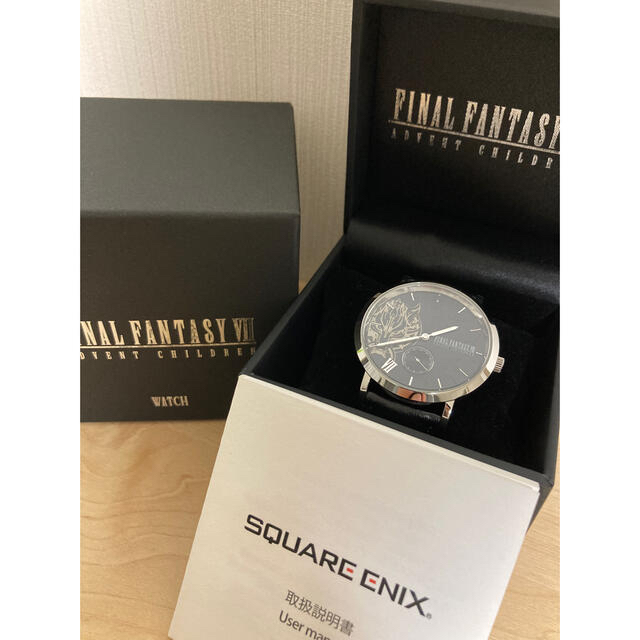 があります SQUARE 腕時計 39mmモデル ブラックの通販 by U2's shop｜スクウェアエニックスならラクマ ENIX - ファイナルファンタジー7 アドベントチルドレン ▏ムのような