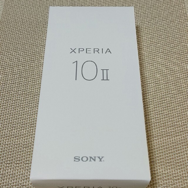Xperia10 II XQ-AU42 ホワイト スマートフォン本体