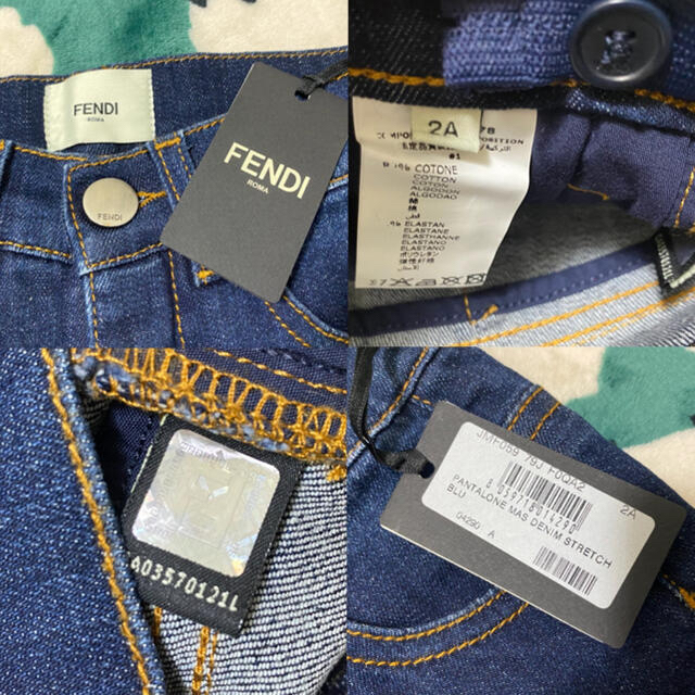 新品タグ付！フェンディ FENDI キッズ モンスターデニム 6 120 グッチ