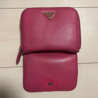 プラダ(PRADA)のPRADA 2つ折り 財布 ピンク(財布)