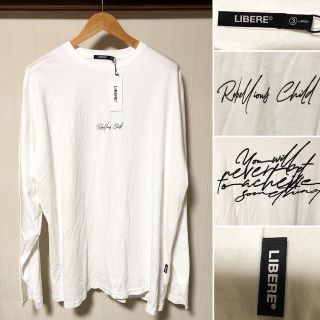 トリプルエー(AAA)の完売品❗️LIBERE リベーレ CURSIVE LONG SLEEVE ロンT(Tシャツ/カットソー(七分/長袖))