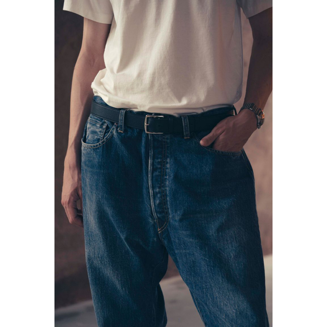 A.PRESSE  washed denim wide pants 22ss