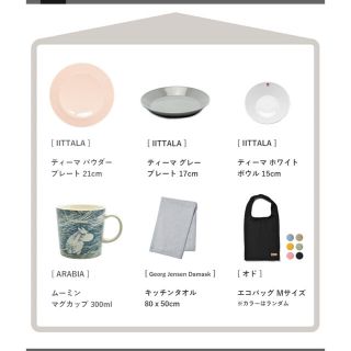 ティーマの休日 北欧食器 6点セット(食器)