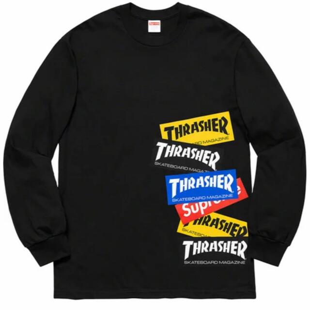 Supreme®/Thrasher® Multi Logo L/S Tee