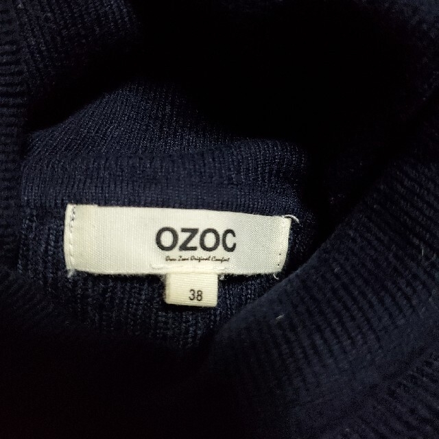 OZOC(オゾック)のOZOC タートルネック セーター ニット ネイビー Mサイズ レディースのトップス(ニット/セーター)の商品写真