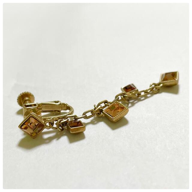 ジバンシー GIVENCHY イヤリング ストーン ゴールド ゆらゆら ロゴ入り