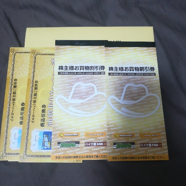 イエローハット お買い物割引券 株主優待 3000円分 - その他