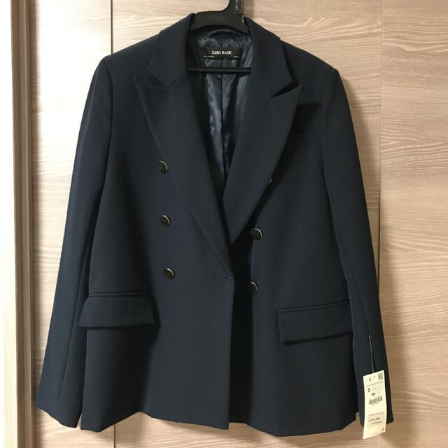 ZARA - 新品未使用 テーラードジャケット ブレザー ダブル ZARA - 新品未使用 テーラードジャケット ブレザー ダブル