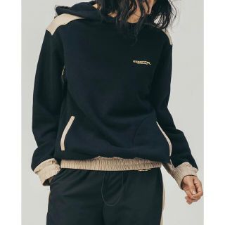 ダブルスタンダードクロージング(DOUBLE STANDARD CLOTHING)のダブスタ❣️完売❣️割引❣️ESSENTIAL裏毛ツイルジャージパーカー(パーカー)