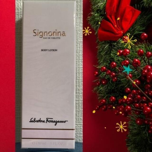 Salvatore Ferragamo(サルヴァトーレフェラガモ)の☆フェラガモ／Signorina オールシーズン ボディーローション150ml☆ コスメ/美容のボディケア(ボディローション/ミルク)の商品写真