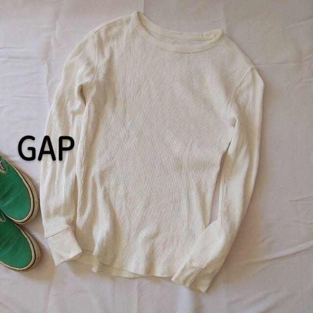 GAP(ギャップ)のGAP サーマル 綿素材 サイズXXS 白 レディースのトップス(Tシャツ(長袖/七分))の商品写真