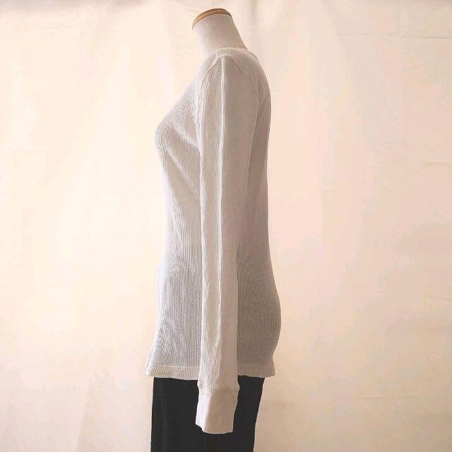 GAP(ギャップ)のGAP サーマル 綿素材 サイズXXS 白 レディースのトップス(Tシャツ(長袖/七分))の商品写真