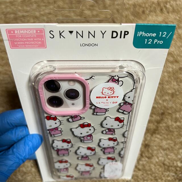 SKINNYDIP(スキニーディップ)のSKINNY DIP×HELLO KITTY(iPhone12.12Pro対応) スマホ/家電/カメラのスマホアクセサリー(iPhoneケース)の商品写真