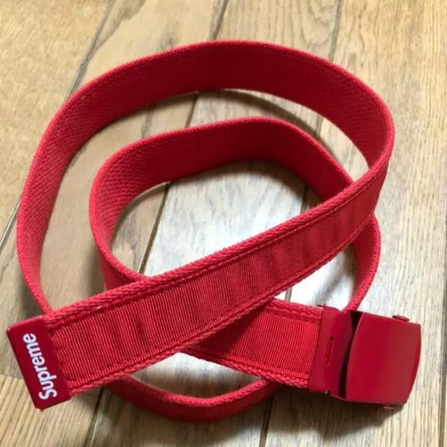 Supreme 2010SS Web Belt Red 赤 ベルト ガチャベルト-