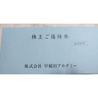 早稲田アカデミー株主優待5000円相当(その他)