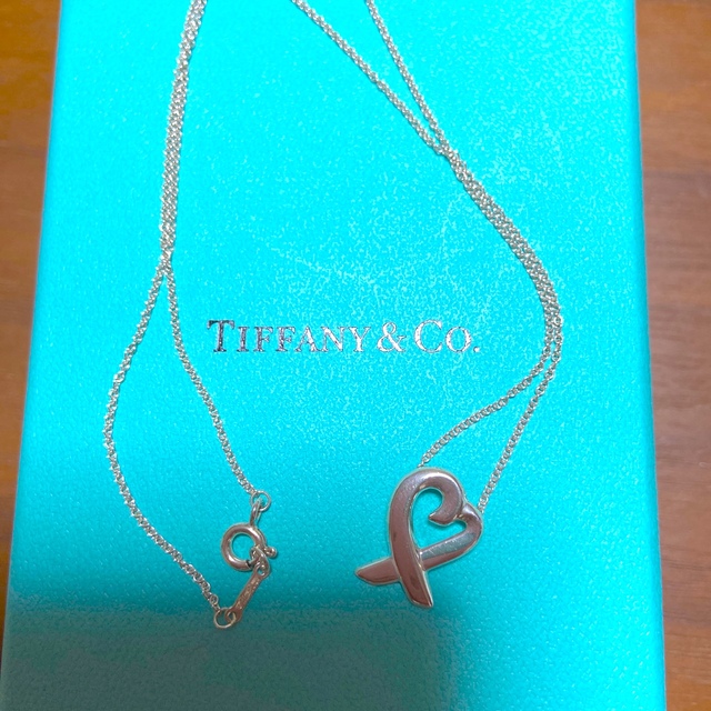 ★匿名配送★ Tiffany ラヴィングハート シルバーネックレス アクセサリー