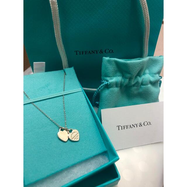 Tiffany ティファニー　ネックレス　リターントゥー　ダブルハート