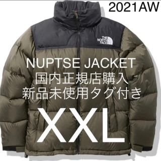 ザノースフェイス(THE NORTH FACE)の【新品未使用】ヌプシジャケット XXLサイズ ノースフェイス　ニュートープ(ダウンジャケット)