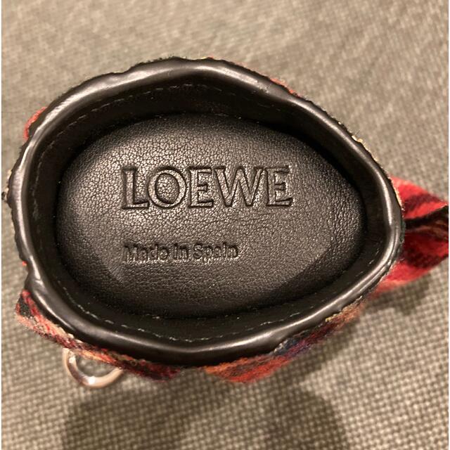 LOEWE(ロエベ)の未使用　LOEWE エレファント　チャーム　コインケース　チェック レディースのアクセサリー(チャーム)の商品写真