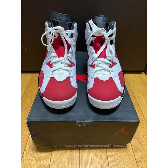 NIKE(ナイキ)のAIR JORDAN 6  RETRO CARMINE 2014  27cm メンズの靴/シューズ(スニーカー)の商品写真