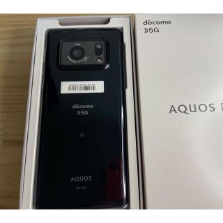 アクオス(AQUOS)のSHARP AQUOS R6 SH-51B ブラック(中古)(スマートフォン本体)