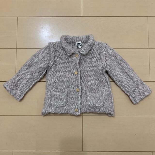 Caramel baby&child (キャラメルベビー&チャイルド)のBONTON bonton ボントン ニットカーディガン キッズ/ベビー/マタニティのキッズ服女の子用(90cm~)(カーディガン)の商品写真