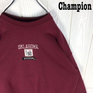 チャンピオン(Champion)のチャンピオン スウェット トレーナー カレッジ系 ワンポイント刺繍 センターロゴ(スウェット)