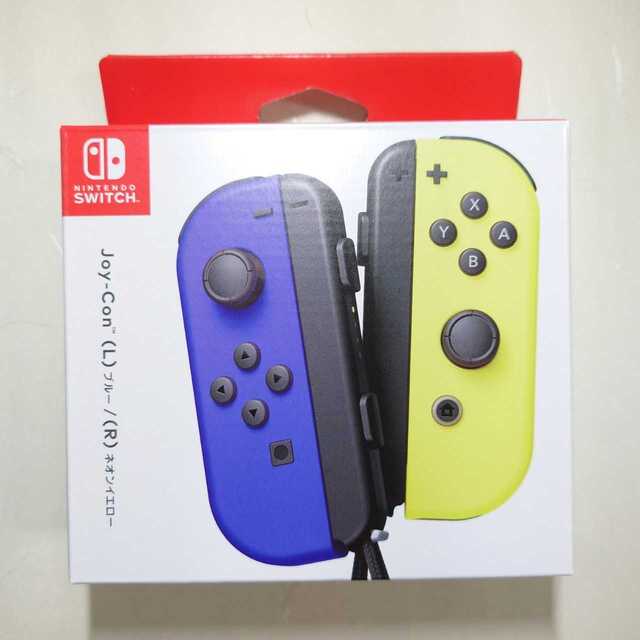 家庭用ゲームソフトSwitch ジョイコン Joy-Con ブルー/ネオンイエロー