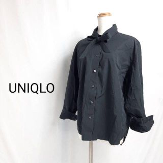 ユニクロ(UNIQLO)のUNIQLO　レディース　シャツ　ブラウス　シンプル　着回し　無地(シャツ/ブラウス(長袖/七分))