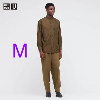 ユニクロ(UNIQLO)のユニクロ U フランネルイージーワイドフィットパンツ M(スラックス)