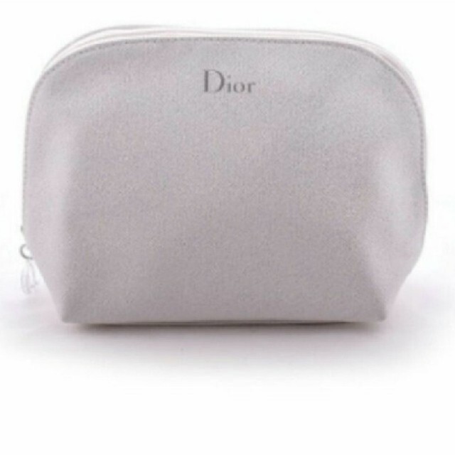 Dior(ディオール)のディオール ホワイト ラメ ポーチ レディースのファッション小物(ポーチ)の商品写真