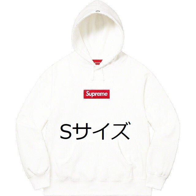 Supreme Box Logo Hooded Sサイズ ホワイト シュプリーム