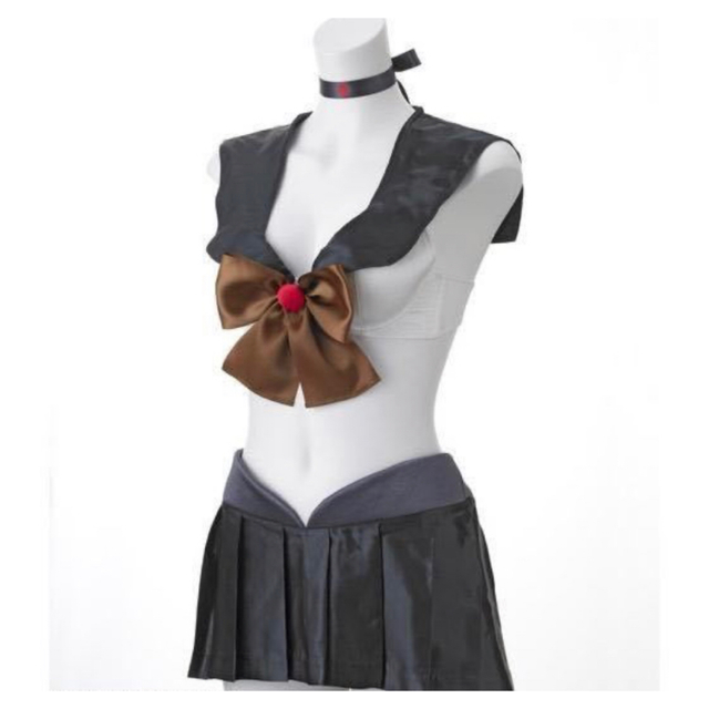 D70/M 美少女戦士セーラームーン セーラープルートなりきりブラセット レディースの下着/アンダーウェア(ブラ&ショーツセット)の商品写真