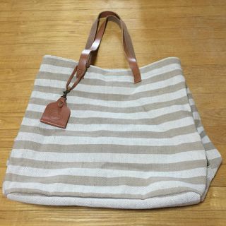 アングリッド(Ungrid)の【専用】ungrid♡レサーコンビボーダートートバッグ(トートバッグ)