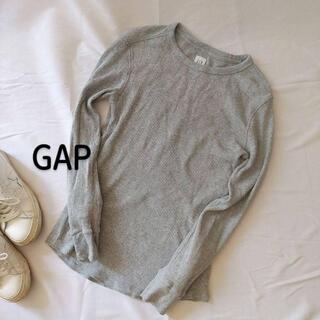 ギャップ(GAP)のGAP 　サーマル　綿素材　サイズXXS　グレー(Tシャツ(長袖/七分))