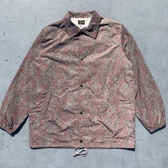 ナイロンジャケット20ss needles coach jacket ペイズリー　L