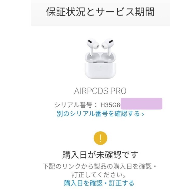 【新品未使用】Airpods pro MWP22J/A 本体　国内正規品