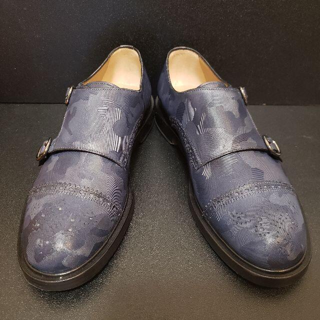 フランチェスコベニーニョ(Francesco Benigno)革靴 青黒 7.5