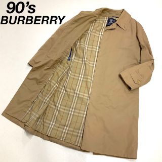 バーバリー(BURBERRY)のイングランド製 90’s Burberry ノバチェック ステンカラーコート(ステンカラーコート)