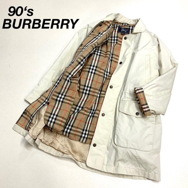 BURBERRY - 90‘s Burberry ノバチェック ダウンコート ステンカラーの通販 by サイサリス フォロー割引 1点10％2