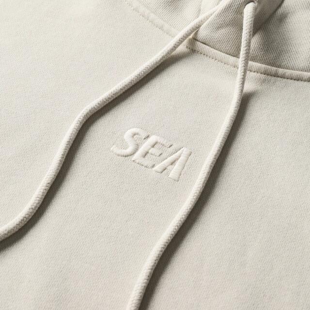 SEA (PIGMENT-DYE) HOODIE / L.GRAY size S メンズのトップス(パーカー)の商品写真