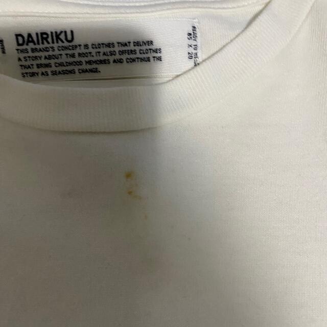 ていますが Jieda - DAIRIKU 19AW BIGGIE Layered T-Shirtの通販 by