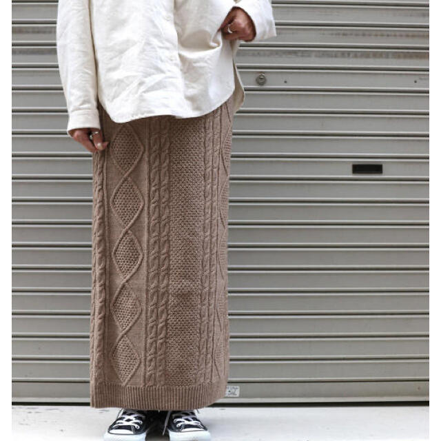 TODAYFUL(トゥデイフル)のRED CHOP WORKS ニット スカート レディースのスカート(ロングスカート)の商品写真