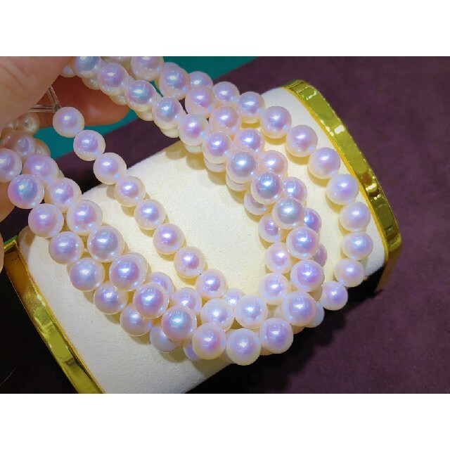 【高級】天然淡水真珠　一連ネックレス 2