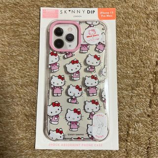 スキニーディップ(SKINNYDIP)のSKINNY DIP×HELLO KITTY(iPhone13ProMax対応)(iPhoneケース)